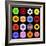 Big Collection of Various Colorful Pattern Flowers-tr3gi-Framed Art Print