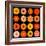 Big Collection of Various Orange Pattern Flowers-tr3gi-Framed Art Print