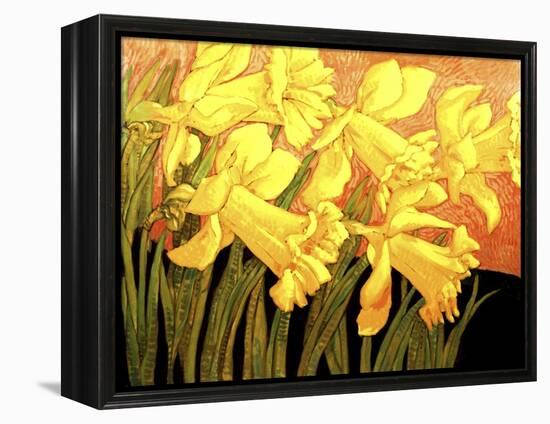 Big Daffodils-John Newcomb-Framed Premier Image Canvas