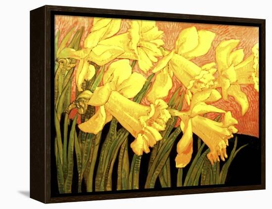 Big Daffodils-John Newcomb-Framed Premier Image Canvas