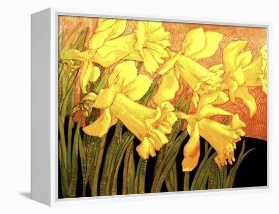 Big Daffodils-John Newcomb-Framed Premier Image Canvas