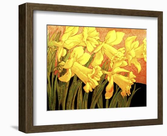 Big Daffodils-John Newcomb-Framed Giclee Print