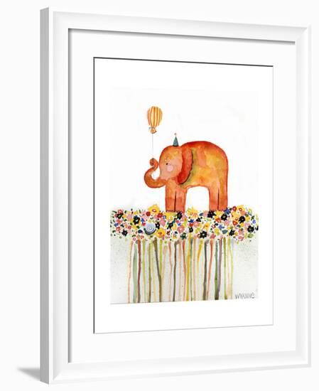 Big Day Elephant-Wyanne-Framed Giclee Print