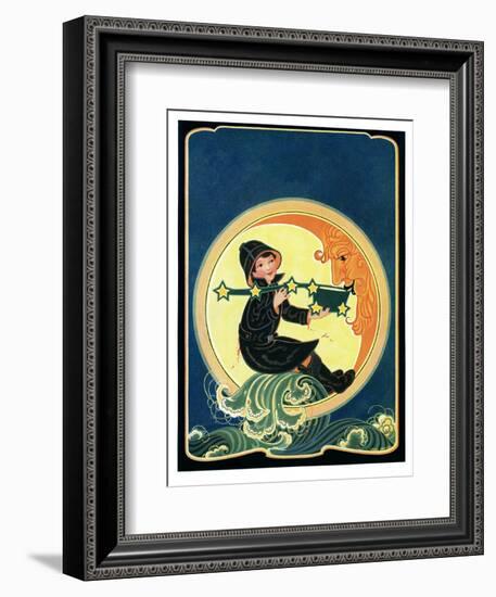 Big Dipper and the Moon - Child Life-Hazel Frazee-Framed Giclee Print