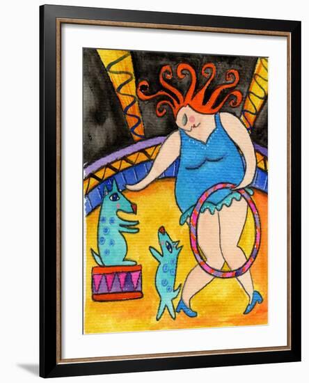 Big Diva and the Circus Dogs-Wyanne-Framed Giclee Print