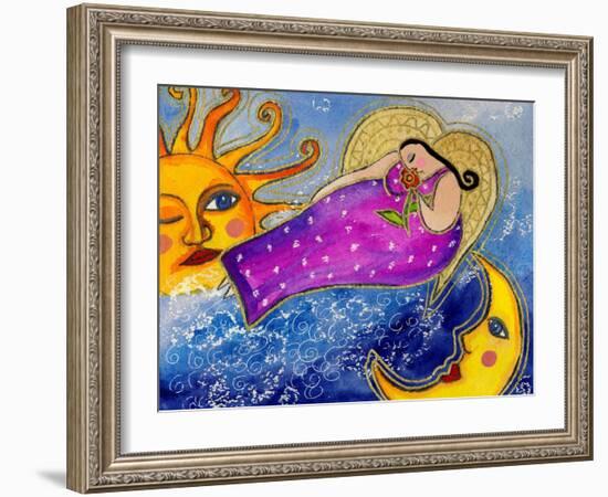 Big Diva Angel of the Sun and Moon-Wyanne-Framed Giclee Print