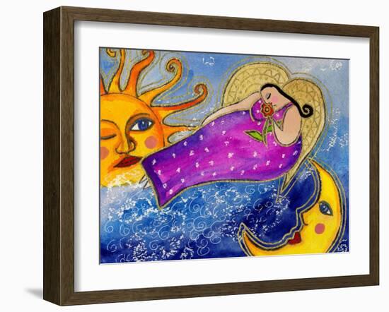 Big Diva Angel of the Sun and Moon-Wyanne-Framed Giclee Print