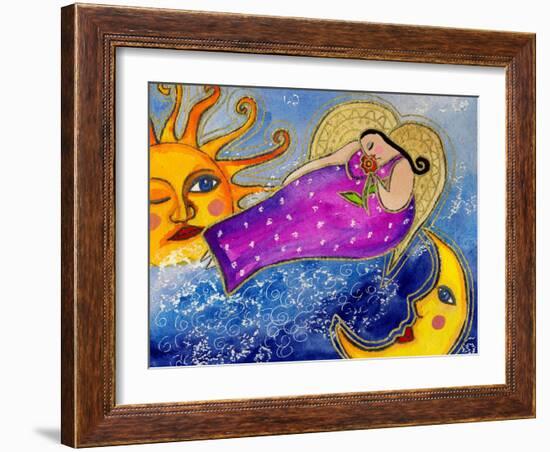 Big Diva Angel of the Sun and Moon-Wyanne-Framed Giclee Print