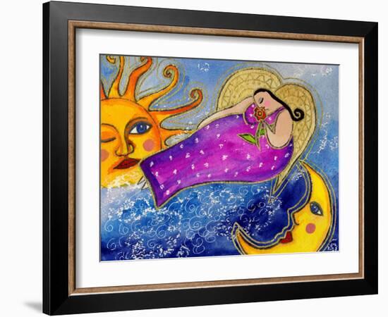 Big Diva Angel of the Sun and Moon-Wyanne-Framed Giclee Print