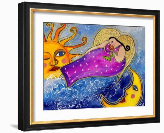 Big Diva Angel of the Sun and Moon-Wyanne-Framed Giclee Print