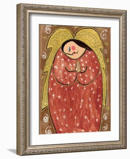 Big Diva Angel Praying-Wyanne-Framed Giclee Print