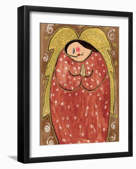 Big Diva Angel Praying-Wyanne-Framed Giclee Print