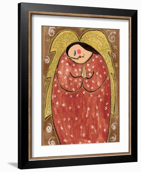 Big Diva Angel Praying-Wyanne-Framed Giclee Print