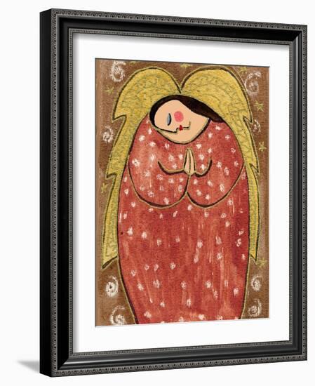 Big Diva Angel Praying-Wyanne-Framed Giclee Print