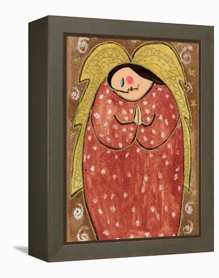 Big Diva Angel Praying-Wyanne-Framed Premier Image Canvas