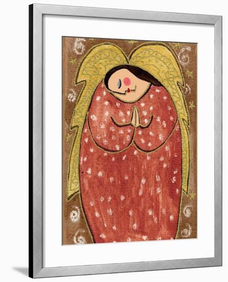 Big Diva Angel Praying-Wyanne-Framed Giclee Print