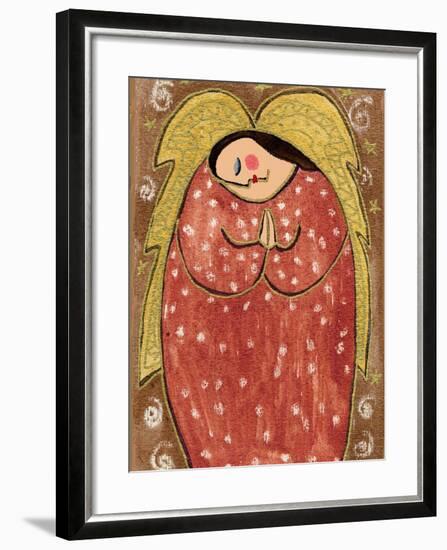 Big Diva Angel Praying-Wyanne-Framed Giclee Print