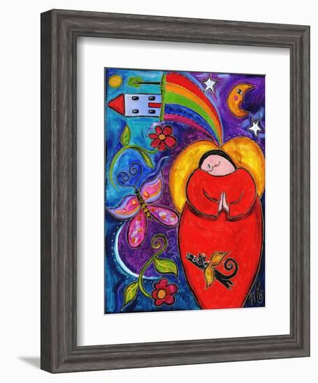 Big Diva Angel Wish-Wyanne-Framed Giclee Print