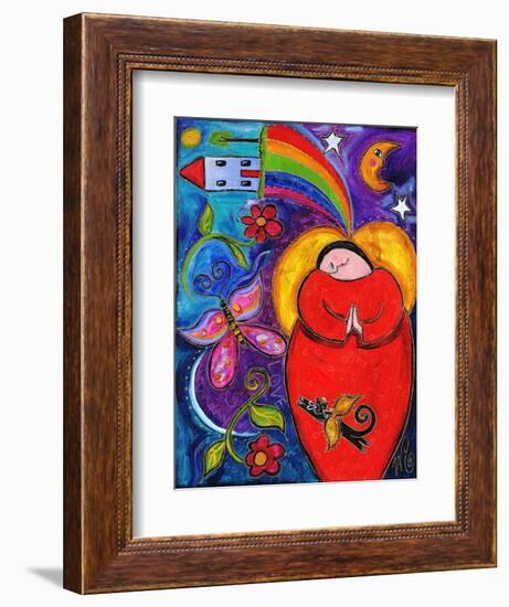 Big Diva Angel Wish-Wyanne-Framed Giclee Print