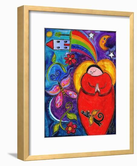 Big Diva Angel Wish-Wyanne-Framed Giclee Print