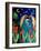 Big Diva Angel with Bird-Wyanne-Framed Giclee Print