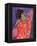 Big Diva Blues Singer-Wyanne-Framed Premier Image Canvas