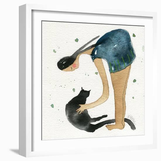 Big Diva Cat Scratch-Wyanne-Framed Giclee Print