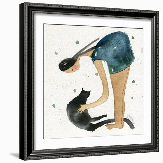 Big Diva Cat Scratch-Wyanne-Framed Giclee Print