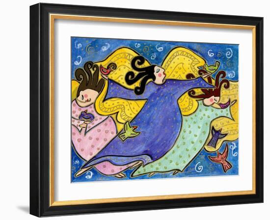 Big Diva Dancing Angels-Wyanne-Framed Giclee Print