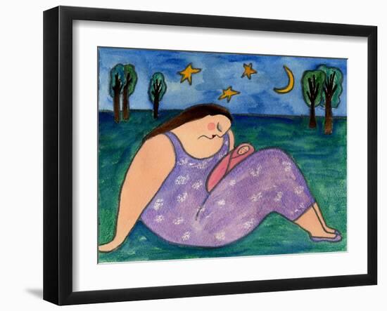 Big Diva Early Evening-Wyanne-Framed Giclee Print