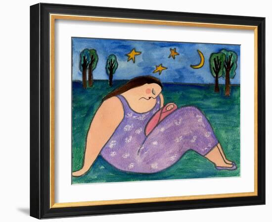 Big Diva Early Evening-Wyanne-Framed Giclee Print