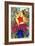 Big Diva Fairy on Mushroom-Wyanne-Framed Giclee Print