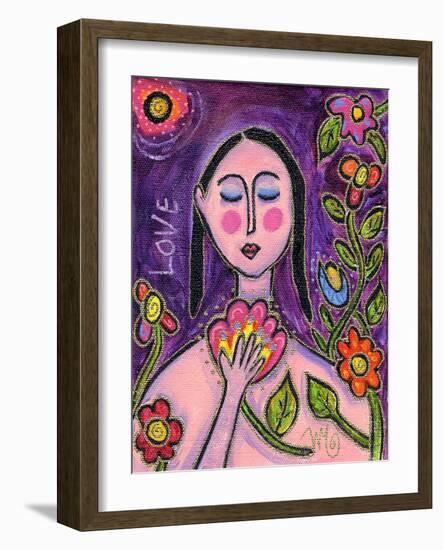 Big Diva Flower Goddess-Wyanne-Framed Giclee Print