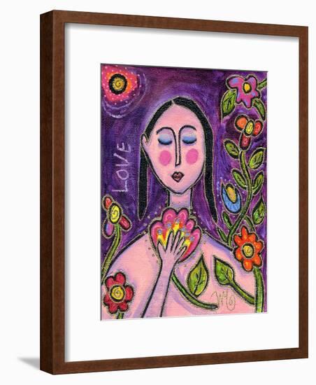 Big Diva Flower Goddess-Wyanne-Framed Giclee Print