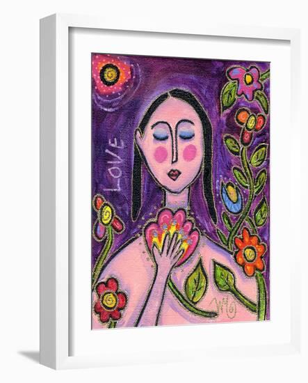 Big Diva Flower Goddess-Wyanne-Framed Giclee Print