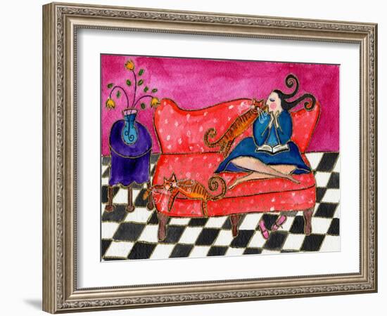 Big Diva Lazy Sunday-Wyanne-Framed Giclee Print