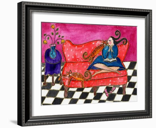 Big Diva Lazy Sunday-Wyanne-Framed Giclee Print