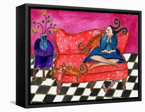 Big Diva Lazy Sunday-Wyanne-Framed Premier Image Canvas