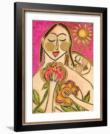 Big Diva Love's Secret Flowers-Wyanne-Framed Giclee Print