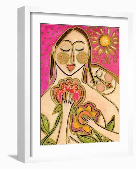 Big Diva Love's Secret Flowers-Wyanne-Framed Giclee Print