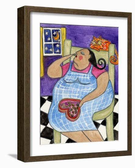 Big Diva Loves Chocolates-Wyanne-Framed Giclee Print