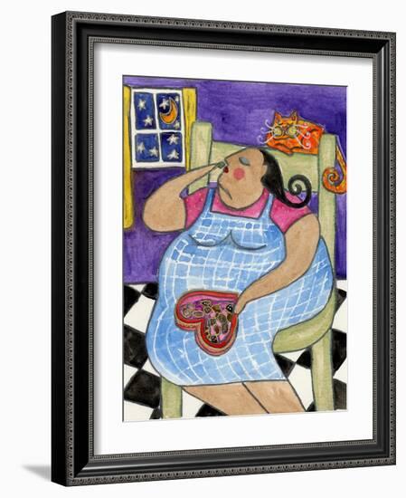 Big Diva Loves Chocolates-Wyanne-Framed Giclee Print