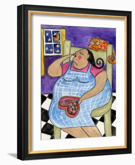 Big Diva Loves Chocolates-Wyanne-Framed Giclee Print
