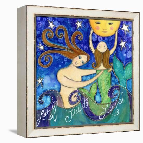 Big Diva Mermaid Mother's Love-Wyanne-Framed Premier Image Canvas