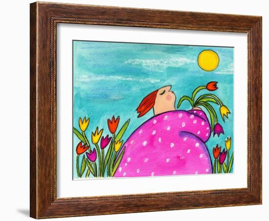 Big Diva My Tulips-Wyanne-Framed Giclee Print