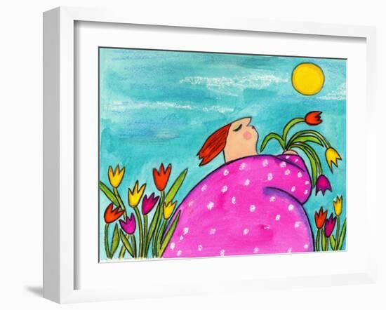 Big Diva My Tulips-Wyanne-Framed Giclee Print