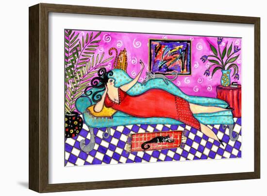 Big Diva New Diamond Ring-Wyanne-Framed Giclee Print