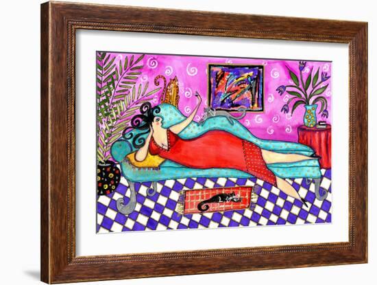 Big Diva New Diamond Ring-Wyanne-Framed Giclee Print