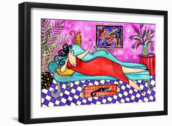 Big Diva New Diamond Ring-Wyanne-Framed Giclee Print