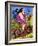 Big Diva Riding Bicycle-Wyanne-Framed Giclee Print